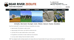 Desktop Screenshot of bearriverzeolite.com